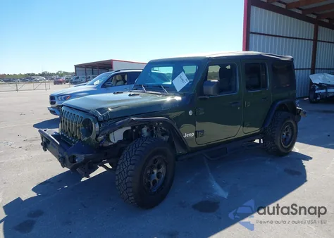 2020 Jeep Wrangler Unlimited Sport 4X4 z USA, uszkodzony, nr VIN 1C4HJXDN9LW291064